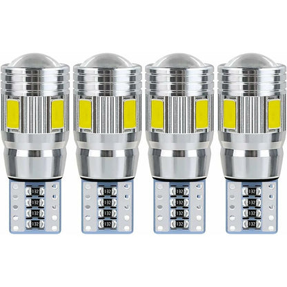 T10 W5W LED Bulb Car Interior Light LED Car Night Light Suitable For License Plate Lights, Side Lights, Position Lights