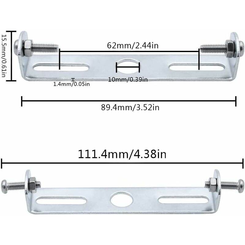4 pcs 90Mm Ceiling Light Pendant Plate For Mounting Plate Cover Base Mount For Pendant Chandelier Ceiling Light Ceiling - Image 2