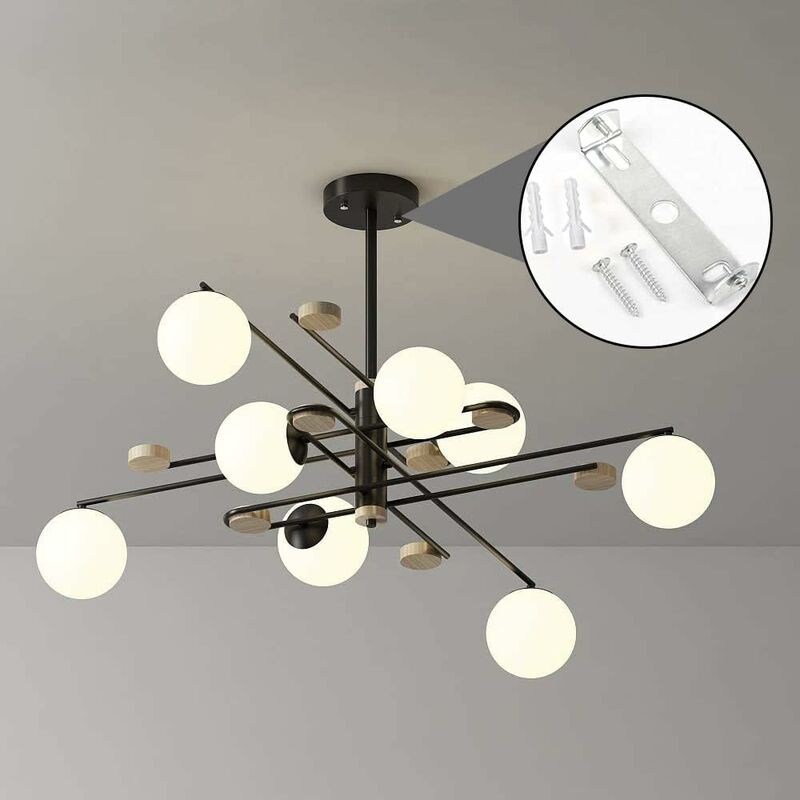4 pcs 90Mm Ceiling Light Pendant Plate For Mounting Plate Cover Base Mount For Pendant Chandelier Ceiling Light Ceiling - Image 4