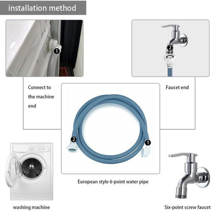 Washing Machine Water Supply Hose, Dishwasher Hose Extension, 3/4" Angle Dishwasher Water Inlet Hose, Universal Water - Image 4