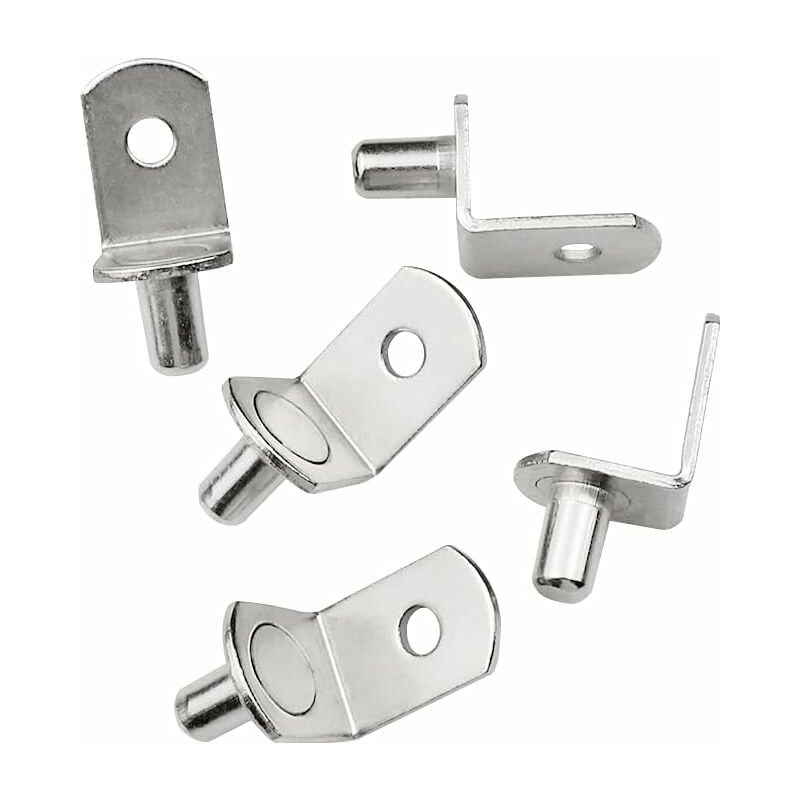 25 Pieces Shelf Support Pegs Metal Shelf Support Pin Shelf Pegs L Shape Bracket For Wood Or Glass Cabinet Cupboard - Image 2