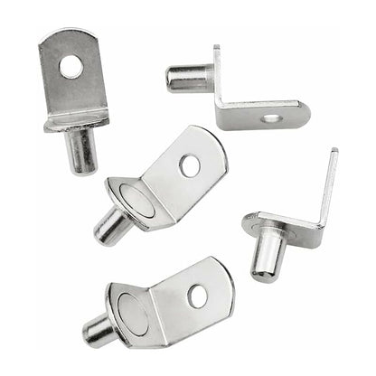 25 Pieces Shelf Support Pegs Metal Shelf Support Pin Shelf Pegs L Shape Bracket For Wood Or Glass Cabinet Cupboard - Image 2