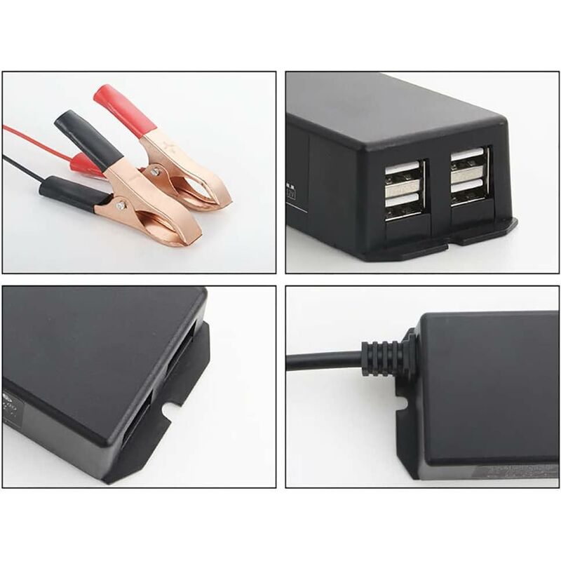 12V 24V To 5V Usb Power Adapter,Waterproof Motorcycle Mobile Phone Charger Usb Motorcycle Charger Motorcycle Usb - Image 4