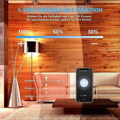 LED Dimmer Switch, Wifi Light LED Dimmer Switch Percentage Function With Timing Function, Wlan Voice App Control - Image 2