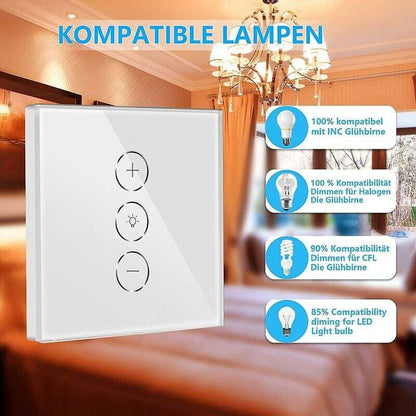 LED Dimmer Switch, Wifi Light LED Dimmer Switch Percentage Function With Timing Function, Wlan Voice App Control - Image 3