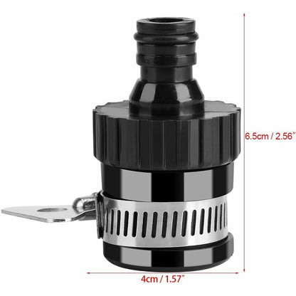 Universal Adjustable Faucet Connector Garden Hose Connector Adapter For Gardening Kitchen Car Washing Cleaning - Image 2