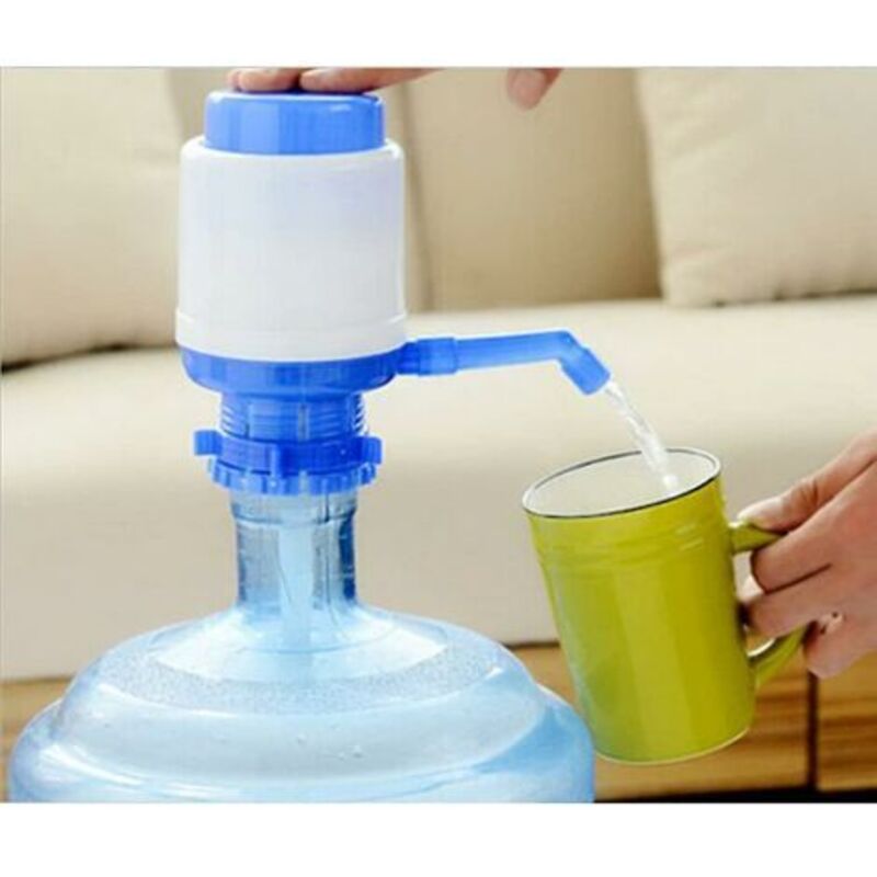 Universal Water Pump Dispenser Bottle Can 5L, 8L, 10L, 2.5L Anti-Drip, Adaptable, Manual Camping, School, Office, Home - Image 2