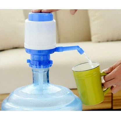 Universal Water Pump Dispenser Bottle Can 5L, 8L, 10L, 2.5L Anti-Drip, Adaptable, Manual Camping, School, Office, Home - Image 2