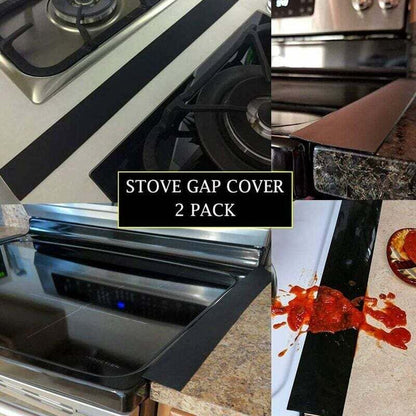 2 Pack 25''/63Cm Kitchen Countertop Edging Strips, Silicone Stove Counter Gap Cover, Long Filler Seal For Sealing - Image 3