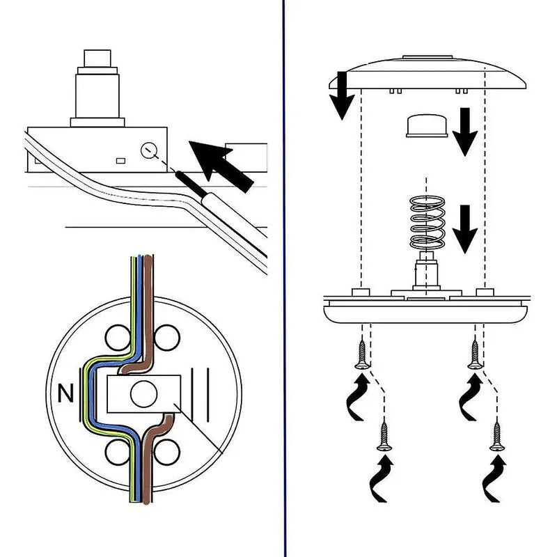 Foot Switch For Light Fixture - Black - Image 3