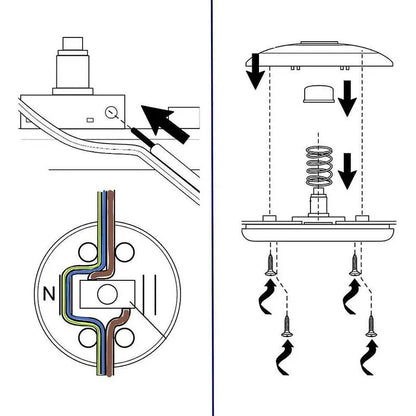 Foot Switch For Light Fixture - Black - Image 3