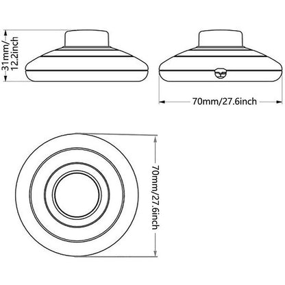 Foot Switch For Light Fixture - Black - Image 4