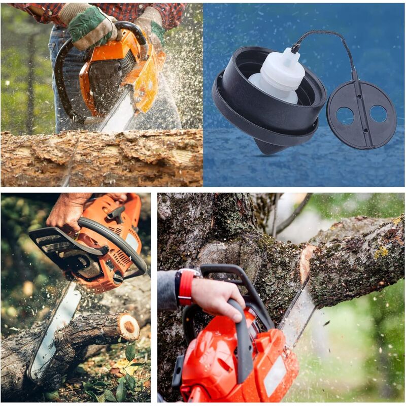 2 pcs Fuel Tank Cap For Stihl Fs38 Fs45 Fs55 Fs56 Fs80 Fs81 Fs85 Fs88 Fs120, Aumel Brushcutter Fuel Cap Fuel Tank Cap - Image 3
