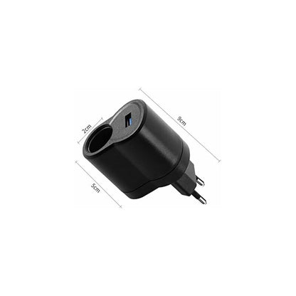 Car Cigarette Lighter, Car Power Adapter Converter Ac To Dc Power Supply Voltage Car Charger Cigarette Lighter 220V To - Image 2
