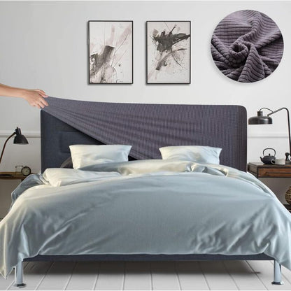 Stretch Headboard Covers Washable Padded Headboard Cover Dustproof Jacquard Protective Cover For Single Double King - Image 2