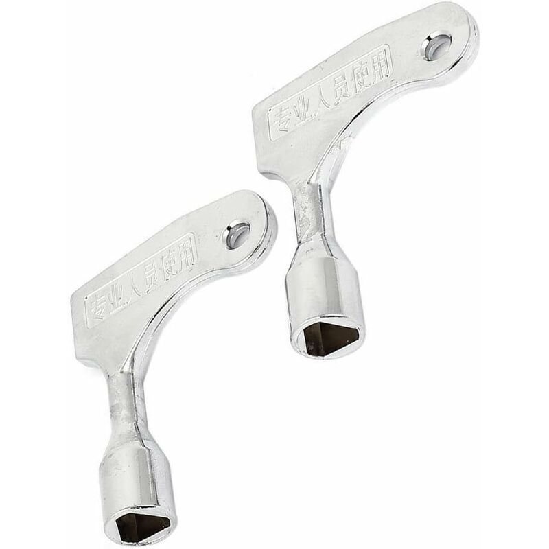 2 pcs Triangle Keys For Elevator Emergency Quick Release For 9Mm Lock - Image 2