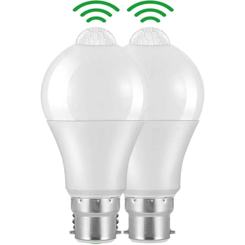 Motion Sensor Bulb B22 Bayonet LED, 12W, 1020Lm, Cool White 6000K, Cir 85, Waterproof Ip42 Energy Saving, Non-Dimmable, - Image 4