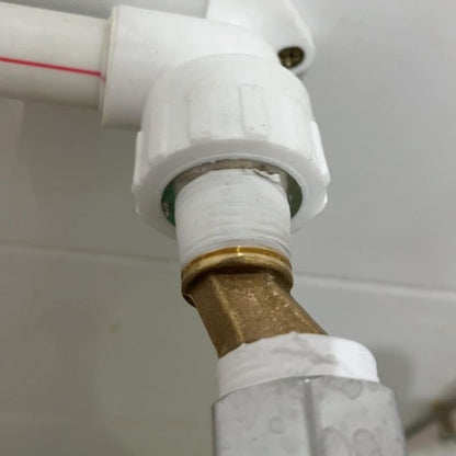Offset Connection Tub Shower Faucet, Brass Elbow Reducer, Adjustable Swing Arm, 1/2 3/4 Offset Connection, 1/2 3/4 - Image 2
