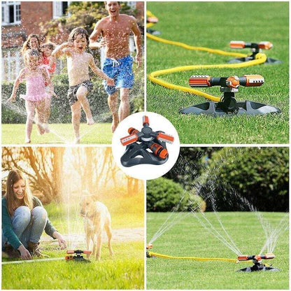 Garden Sprinkler, Automatic Garden Watering Irrigation System, Large Area Covering 360° ROtating Sprinkler For Lawn, - Image 4