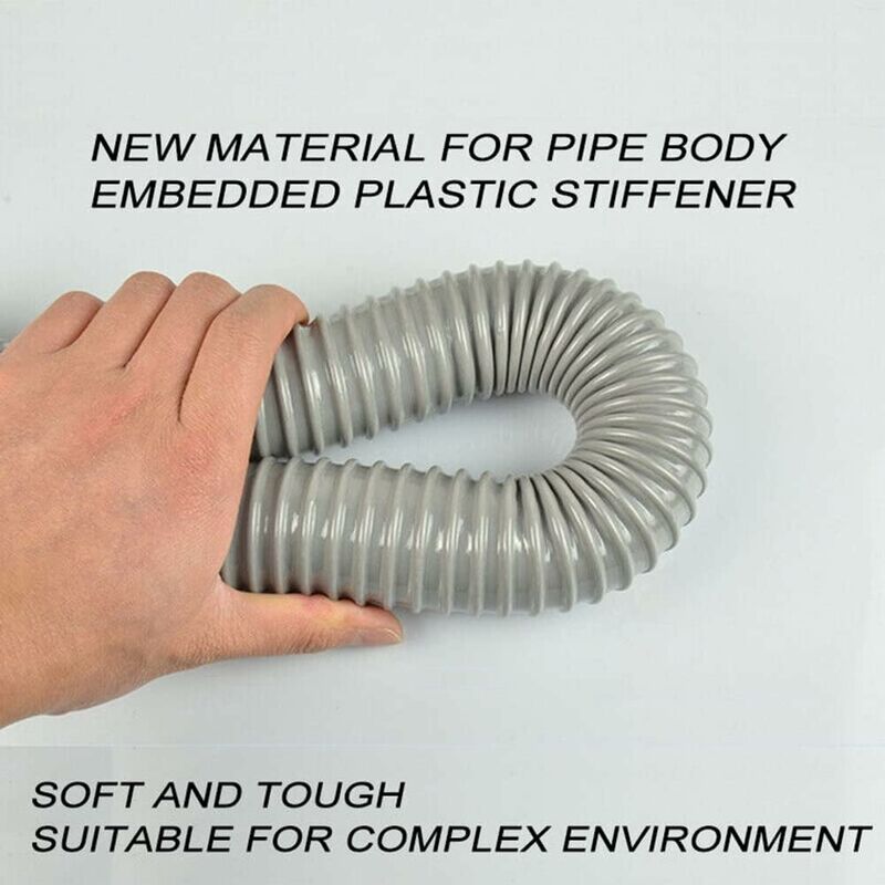 Bathtub Sink Drain Hose Flexible And Expandable, 58Mm Bold Single Interface Kitchen Sink Drain Hose 60Cm Long - Image 4
