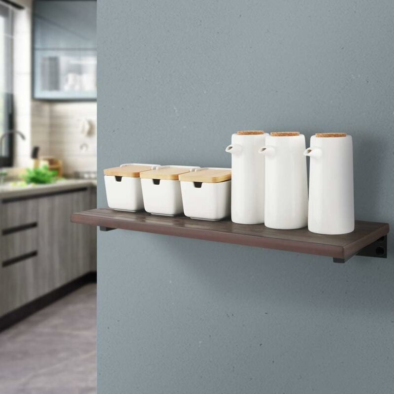 Industrial Shelf Bracket Stainless Steel Wall Mounted Shelf Support Metal Bracket For Floating Board Concealed Bracket - Image 2