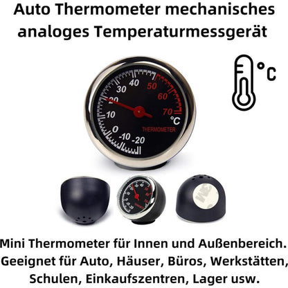 Car Thermometer Mechanical Needle Analog Counting Tool Anti-Scratch High Transparency And Durability Temperature - Image 2