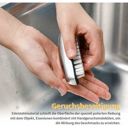 2X Stainless Steel Hand Nail Brush, Nail Brushes Hard Bristles Nail Cleaning Brush For Cleaning Hands, Nails, Feet - Image 3