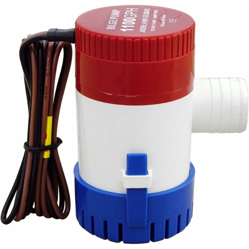 Marine Electric Bilge Pump 1100Gph 12V For Boat Caravan Rv Submersible Non-Automatic - Image 3