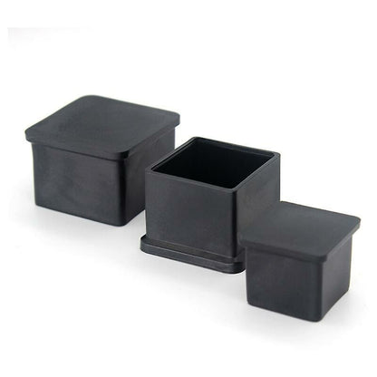 Square Rubber Caps - 30Mm - For Chairs, Tables, Furniture Legs - Image 3