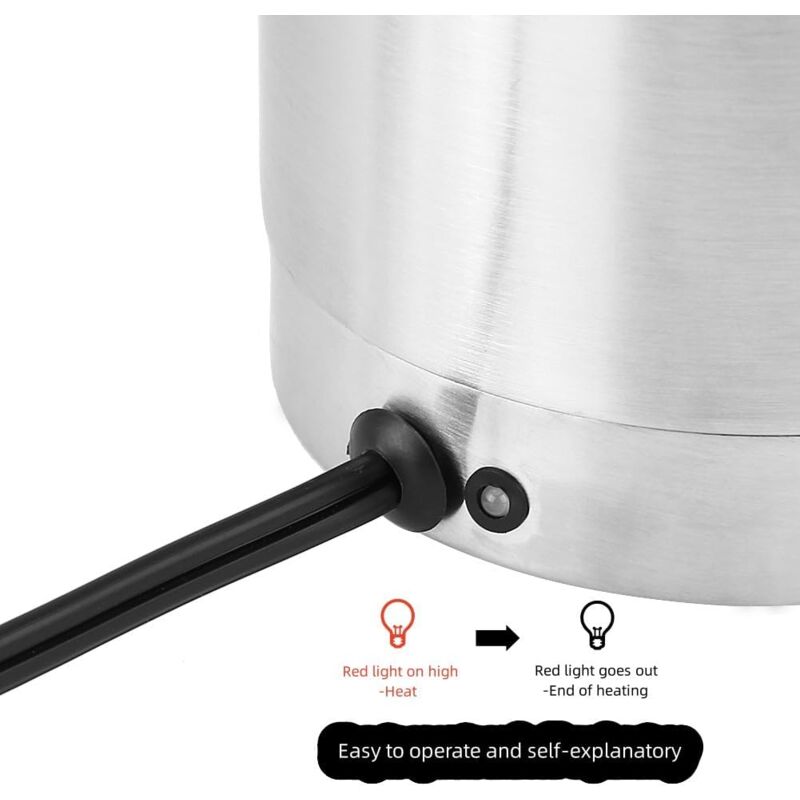 750Ml Portable Stainless Steel Electric Travel Kettle, 12V Car Cigarette Lighter, Electric Travel Mug Heating Kettle - Image 3