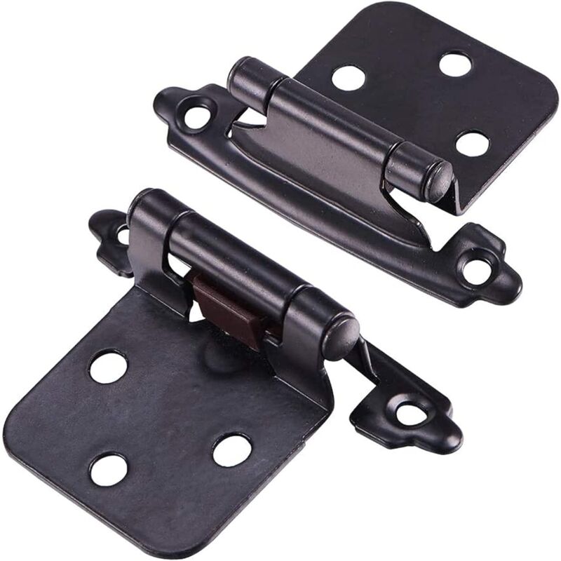 8 Pieces Stainless Steel Hinge, Cupboard Door Hinge With Screws, Stainless Steel Furniture Hinge, For Door Hinges, - Image 2