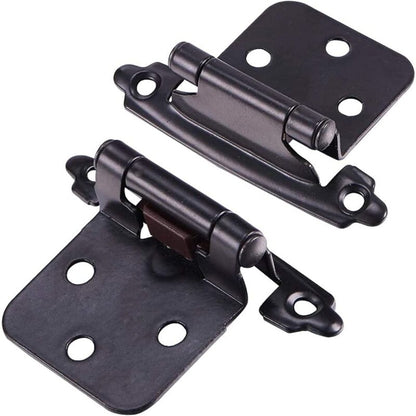 8 Pieces Stainless Steel Hinge, Cupboard Door Hinge With Screws, Stainless Steel Furniture Hinge, For Door Hinges, - Image 2
