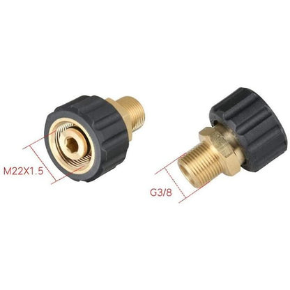 Nozzle Fitting Adapter High Pressure Washer Accessories - M22F G3 / 8F - Image 3