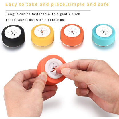 4 pcs Dishcloth Holders, Self Adhesive Bathroom Dishcloth Hooks, ROund Suction Cup Wall Hooks For Bathroom, Kitchen, - Image 3