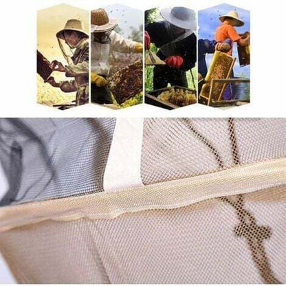 Beekeeping Hat With Veil Poly Cotton Beekeeping Veil Beekeeper Hat Mosquito Fly Mask Cap Outdoor Fishing Head Net Face - Image 4