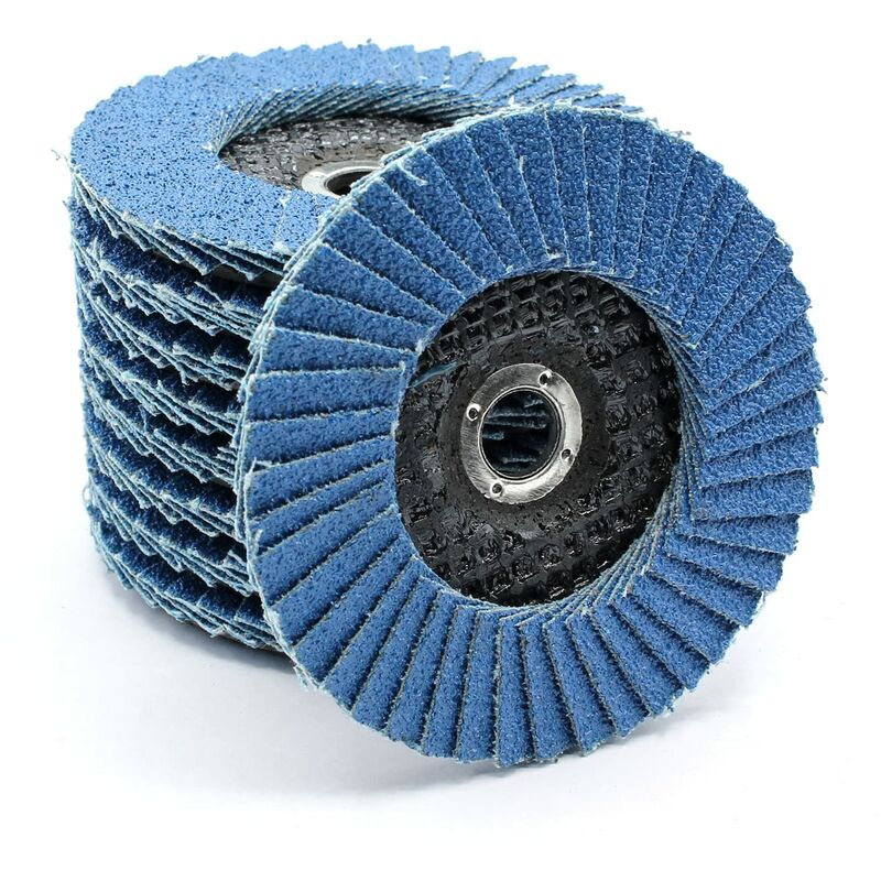 5 pcs 76 X 10Mm Flap Discs - Grit 60 80 120 For 10.8 10 8 12V 12 76 - Accessories For Stainless Steel Wood Grinders And - Image 4