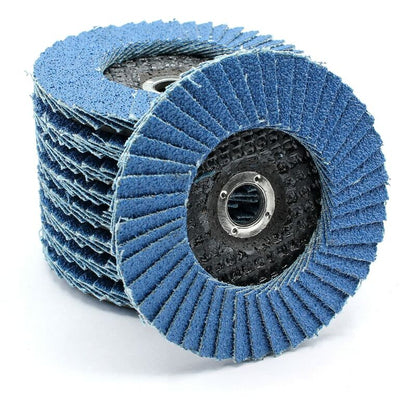 5 pcs 76 X 10Mm Flap Discs - Grit 60 80 120 For 10.8 10 8 12V 12 76 - Accessories For Stainless Steel Wood Grinders And - Image 4