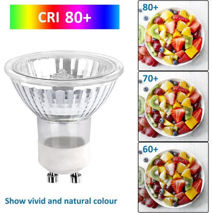 Halogen Bulb Gu10 35W 230V, 380Lm Warm White 2700K, Dimmable Halogen Spot Bulb, For Cabinet Light, Display Lights, Pack - Image 2