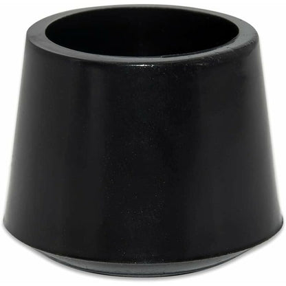 4 pcs ROund Non-Slip Synthetic Rubber Chair Leg Caps 30Mm, 3.0Cm Diameter, Black - Image 2