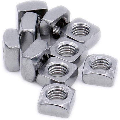 Square Nut M8 (8Mm) (Chamfered) – Stainless Steel (A2) (Pack Of 20) - Image 2