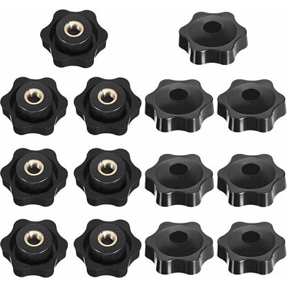 Star Head Clamping Knob, Star Head Clamping Nuts Knob, Clamping Nuts Star Shape Handle, Thread Clamping Knob, For