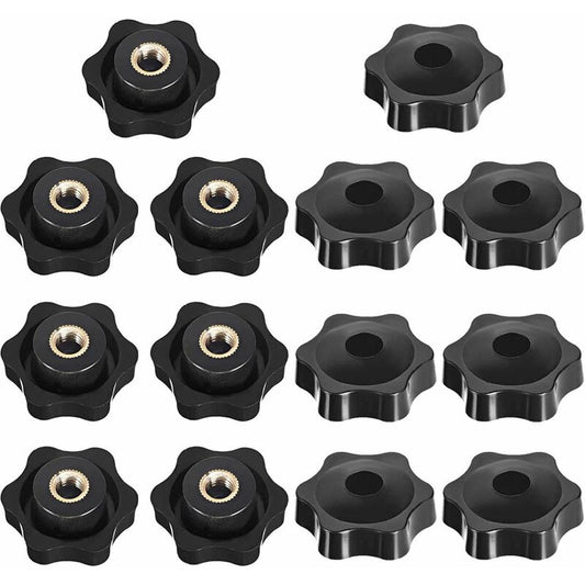 Star Head Clamping Knob, Star Head Clamping Nuts Knob, Clamping Nuts Star Shape Handle, Thread Clamping Knob, For