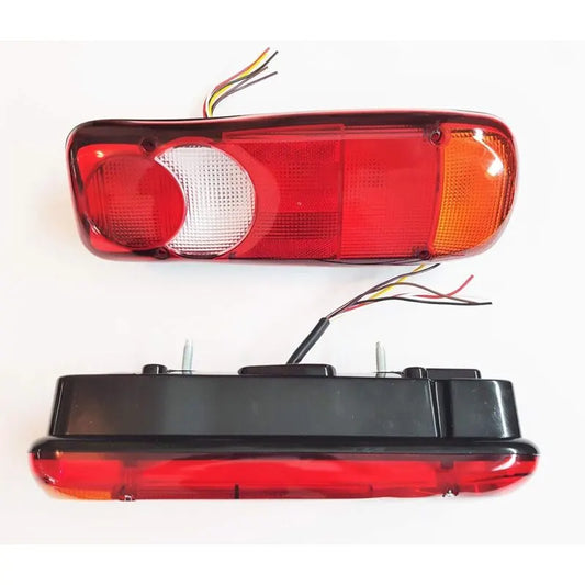 2 pcs Tail Lights Lamp For Truck, Tipper, Tractor, Trailer, Chassis - Universal Bulbs Working In 12V And 24V - Image 2
