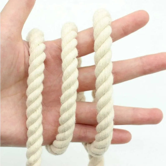 100% Cotton Twisted Soft Cord For Macrame, Knitting, Wall Hangings, Crafts - 10M X 10Mm - Image 2