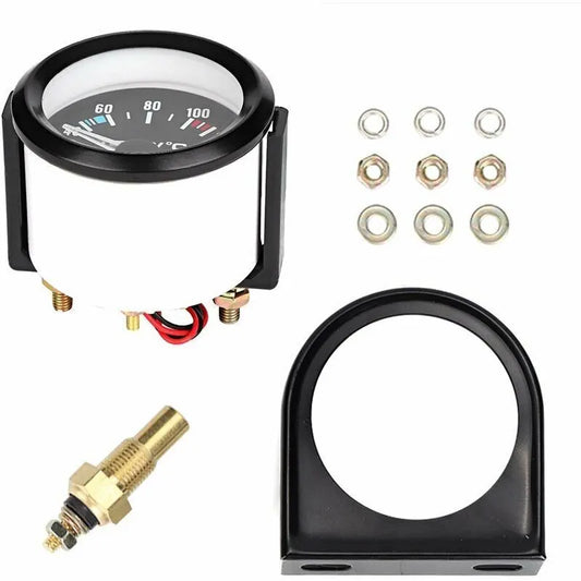 Car Water Temperature Gauge Car Water Temperature Gauge Meter Water Temp Meter 2Inch 52Mm