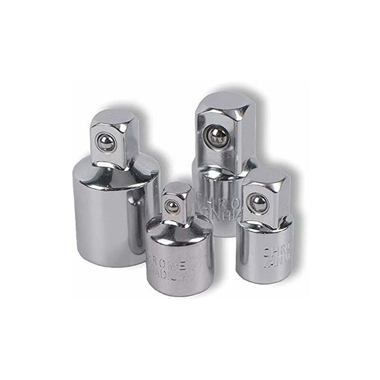 4 pcs Ratchet Adapter Socket Adapter Ratchet 1/2 To 3/8-3/8 To 1/2-1/4 To 3/8-3/8 To 1/4 Socket Reducer For Sockets And