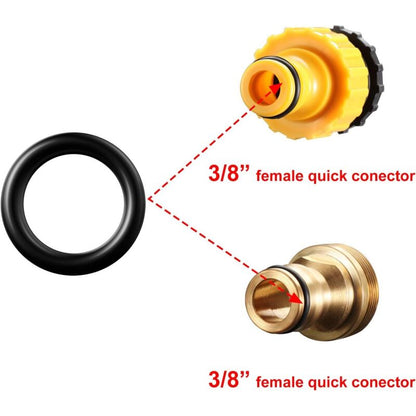 50 pcs Pressure Washer O-Rings Replacement For 1/4 Inch, 3/8 Inch, M22 Quick Connect Coupler (O Ring, 50 pcs) - Image 3