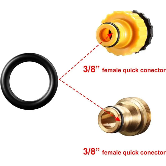 50 pcs Pressure Washer O-Rings Replacement For 1/4 Inch, 3/8 Inch, M22 Quick Connect Coupler (O Ring, 50 pcs) - Image 3