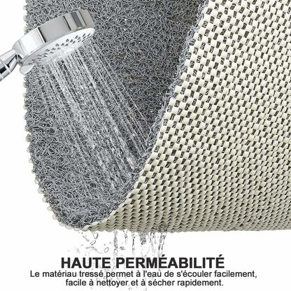 Non-Slip Shower Mat, 60Cm, Soft Comfort Safety Bath Mat With Drainage Holes, Pvc Loofah Massage Shower Mat For Wet - Image 3