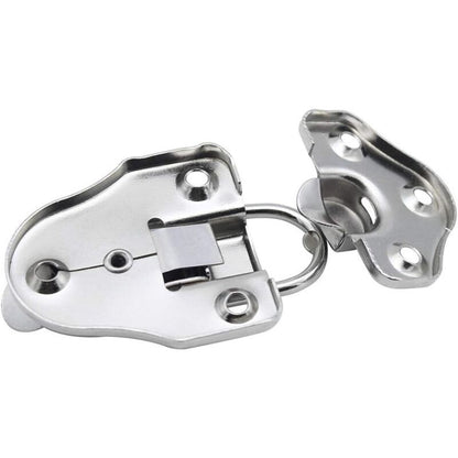 8 Toggle Clasp Latches Toggle Lock Lever Clasp For Jewelry Box Gift Boxes Toolbox Suitcase And Chest - Silver - Image 3